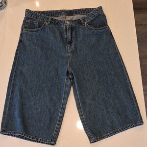 Monki Blue Denim Jorts - NWOT